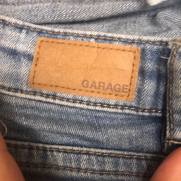 Garage high waist cropped ripped jeans - Picture 4 of 4